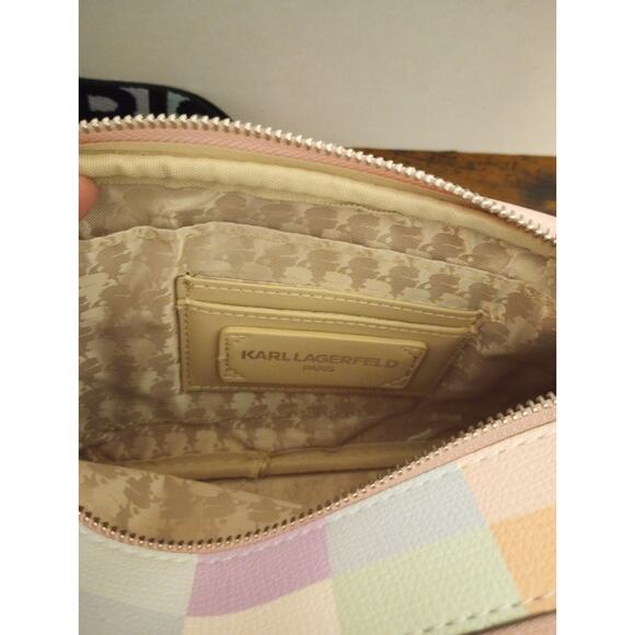 Karl Lagerfeld Paris Maybelle NWT Multicolor Crossbody W/Coin Pouch - Picture 7 of 8